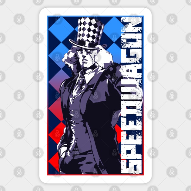 Speedwagon Sticker by Koburastyle